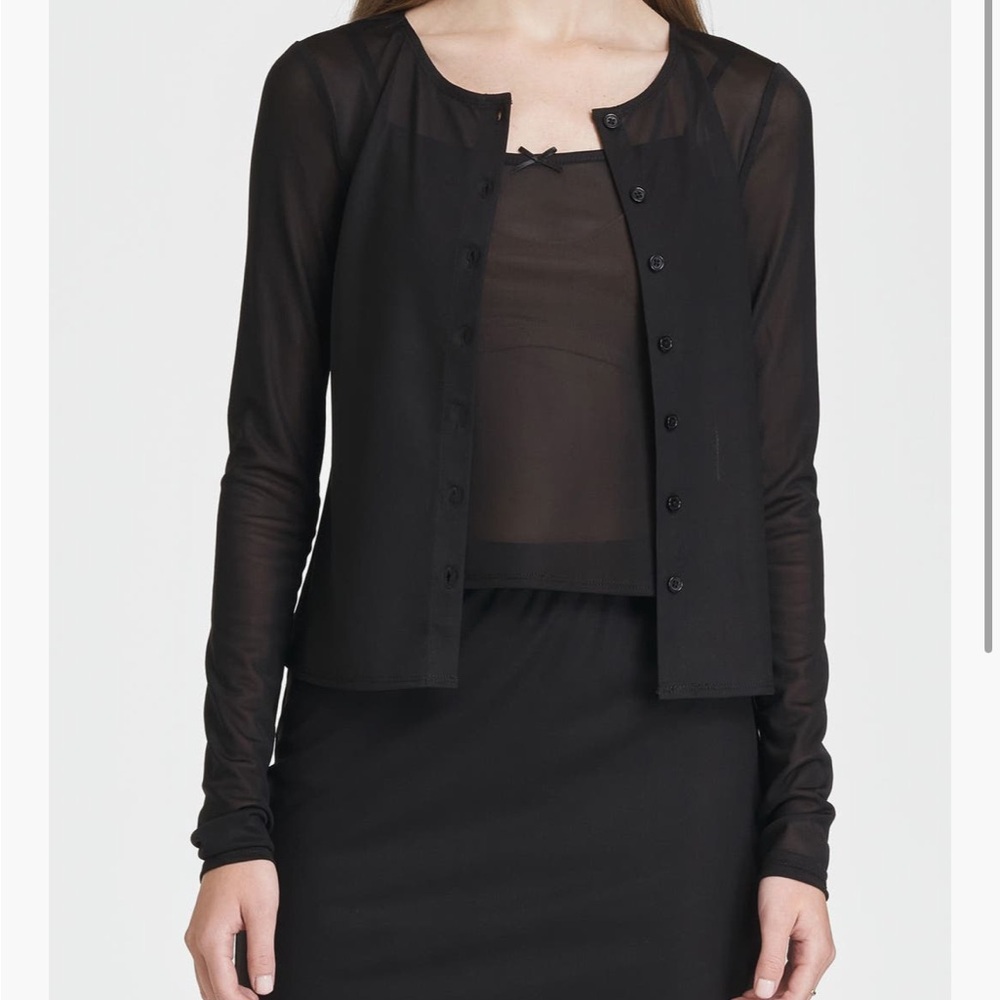 Wayf Black Long Sleeve Top